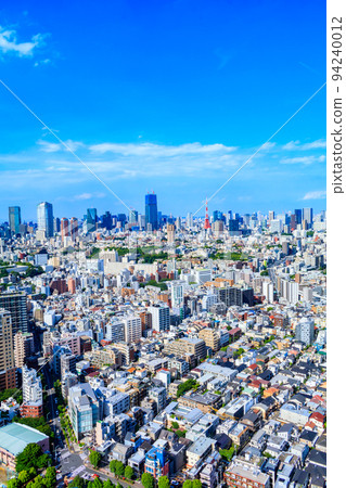 [Urban landscape of Tokyo] View of the city from Ebisu 94240012