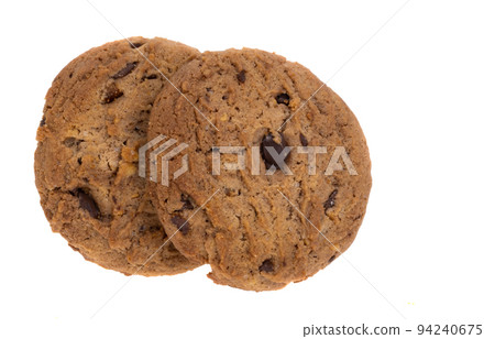 cookies with chocolate isolated cookies with chocolate isolated 94240675