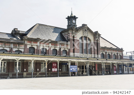 Building view of Old Taichung Railway Station in Taiwan. Built during the rule of Japan, it is now listed as a national monument. Building view of Old Taichung Railway Station in Taiwan. Built during the rule of Japan, it is now listed as a national monument. 94242147