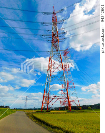 Yaita City, Tochigi Prefecture Steel tower in the countryside Yaita City, Tochigi Prefecture Steel tower in the countryside 94242601