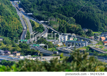 Expressway in Aira City seen from Takaoka Park 94243264