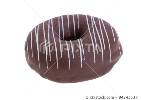 chocolate donut isolated chocolate donut isolated 94243537