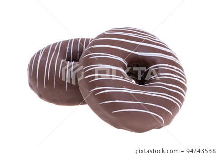 chocolate donut isolated chocolate donut isolated 94243538