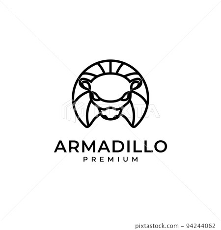 armadilo head logo design vector armadilo head logo design vector 94244062