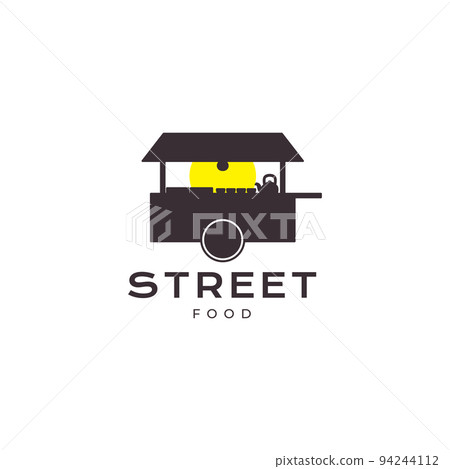 traditional street food stand logo design traditional street food stand logo design 94244112