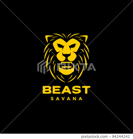 face lion mane beast roar logo design face lion mane beast roar logo design 94244242