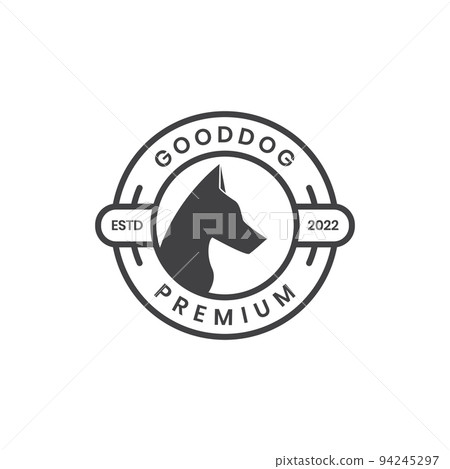 badge with k9 dog logo design badge with k9 dog logo design 94245297
