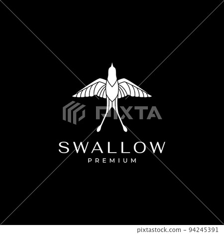 freedom fly swallow logo design 94245391