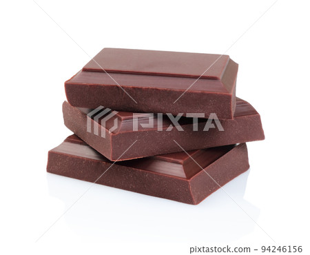 Chocolate bars, isolated on white background Chocolate bars, isolated on white background 94246156