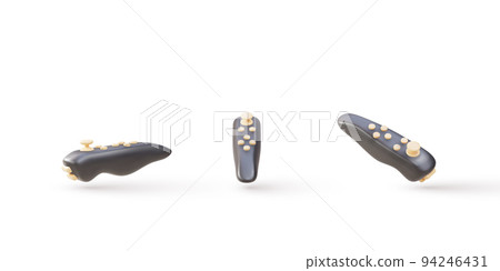 3d set realistic gamepads for VR glasses virtual reality. Vector illustration. 3d set realistic gamepads for VR glasses virtual reality. Vector illustration. 94246431