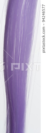 Purple straight hair strands 94246577