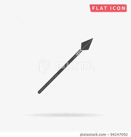 Spear flat vector icon Spear flat vector icon 94247092