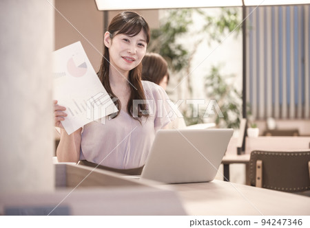 Telework female image Telework female image 94247346