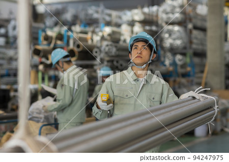 Warehouse worker, young man 94247975
