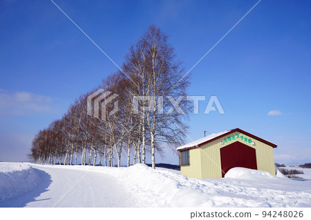 snow scene in Hokkaido 94248026