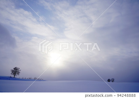 北海道的雪景 北海道的雪景 94248888