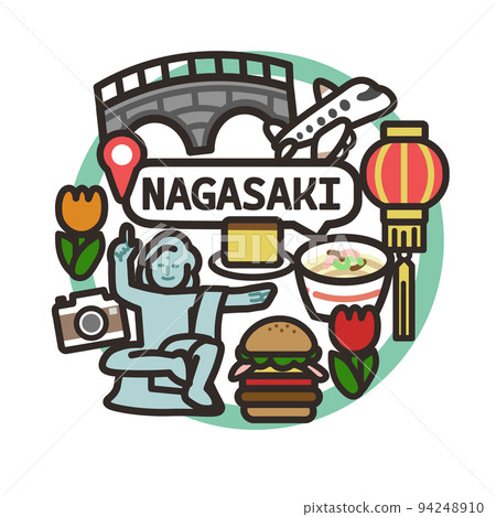 Nagasaki icon circle 94248910