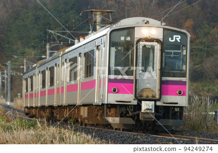 Ou Main Line JR East 701 series N12 formation (Akita) 94249274