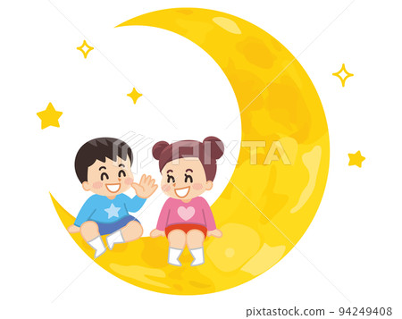 坐在新月上的孩子 坐在新月上的孩子 94249408