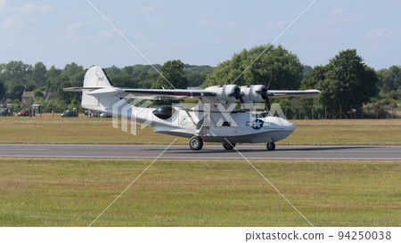 US Army Air Corps OA-10 Catalina Flying Boat Landing 94250038