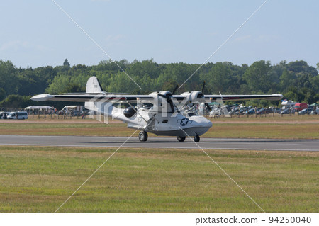 美國陸軍航空隊 OA-10 Catalina 飛艇著陸 94250040