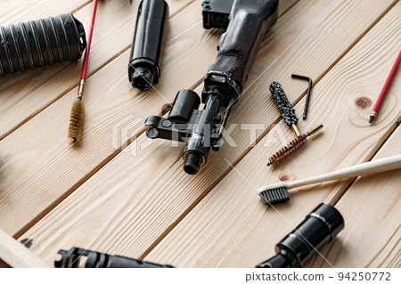 Gunsmith's working table for gun cleaning and maintaining Gunsmith's working table for gun cleaning and maintaining 94250772