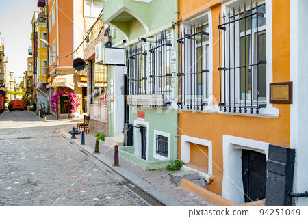 Street view in Balat district in Istanbul Street view in Balat district in Istanbul 94251049