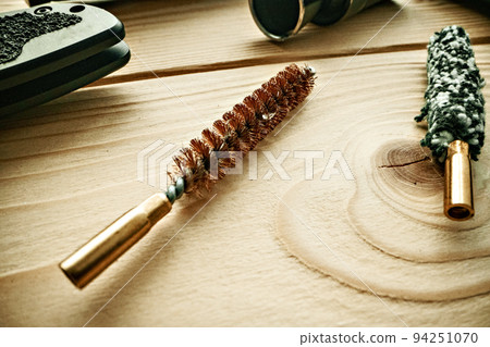 Set of tools for cleaning and repairing weapons in workshop 94251070