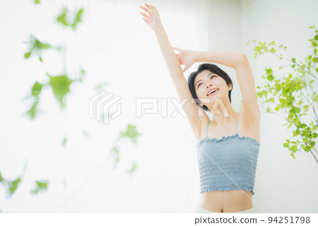 A woman growing A woman growing 94251798