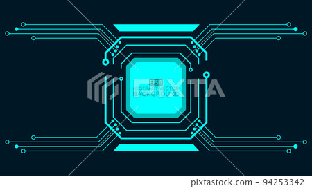 circuit board, electronic core piece, science and technology concept creative background map 94253342