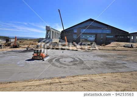 建設中/建設中的棒球場(北海道北廣島市) 建設中/建設中的棒球場(北海道北廣島市) 94253563