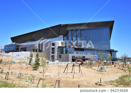 建設中/建設中的棒球場(北海道北廣島市) 建設中/建設中的棒球場(北海道北廣島市) 94253689