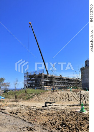 建設中/建設中的棒球場(北海道北廣島市) 建設中/建設中的棒球場(北海道北廣島市) 94253700