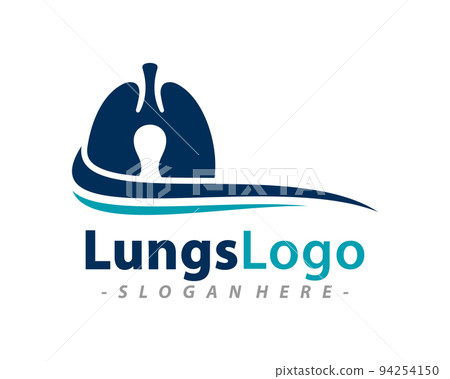 Lungs Logo Vector Template Design. Vector Illustration. 94254150