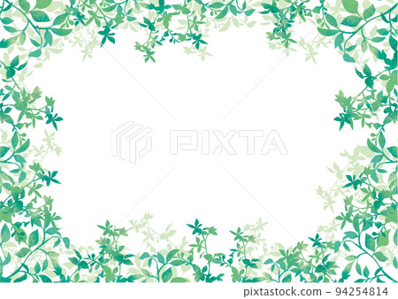 水彩植物框架 94254814