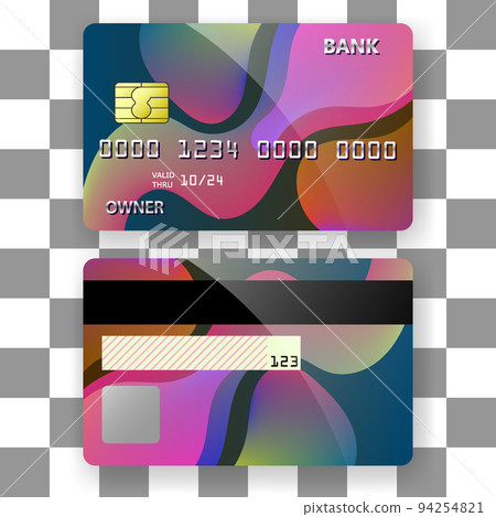 banking card template background texture fluid pattern banking card template background texture fluid pattern 94254821