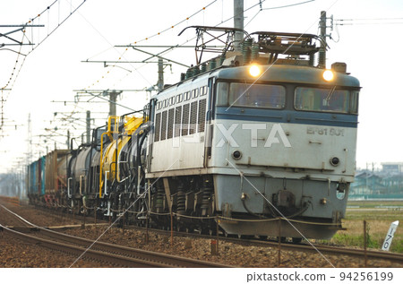Hokuriku Main Line Mikawa - Kaga Kasama JR Freight EF81-501 (Toyama) 94256199