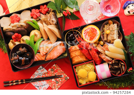 New Year's weight (bird's-eye view) 94257284