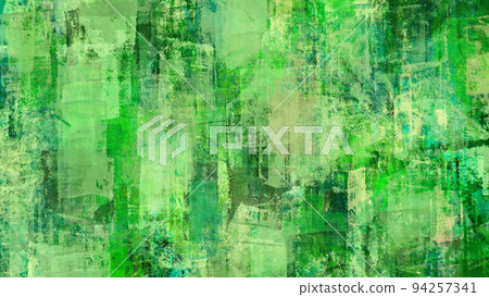 Green rough paint background. Abstract background material. 94257341