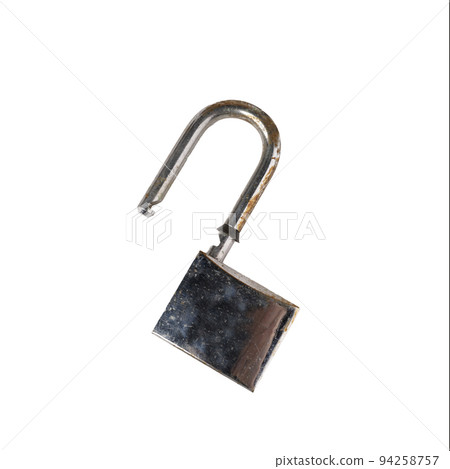an open padlock  94258757
