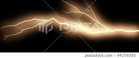 Lightning background glowing in the night sky Lightning background glowing in the night sky 94259283