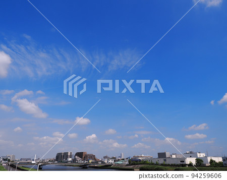 九月初流經葛飾、東京和天空的中川 九月初流經葛飾、東京和天空的中川 94259606
