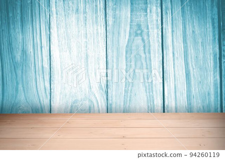 Hardwood floor against wooden wall Hardwood floor against wooden wall 94260119