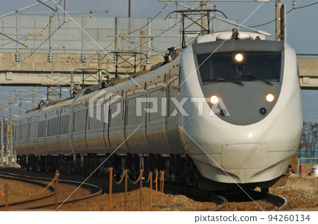Hokuriku Main Line Kaga Kasama - Mikawa JR West 681 series T03+T32+T13 formation (Kanazawa) Thunderbird 94260134
