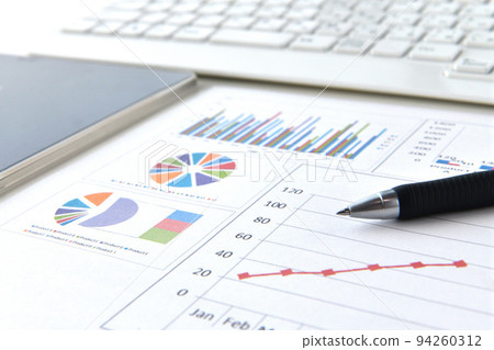 Business Image - Materials for Graphs and Charts 94260312