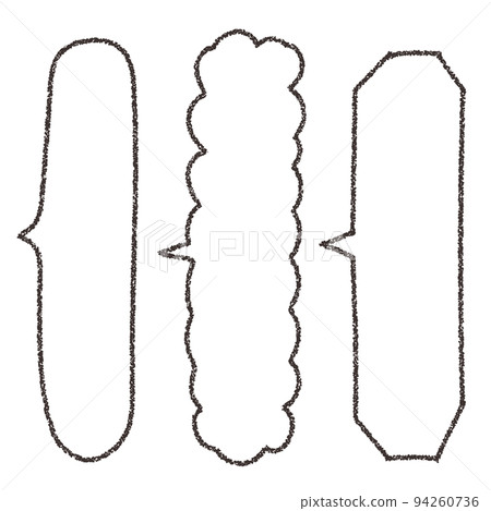 Crayon material balloon set 94260736
