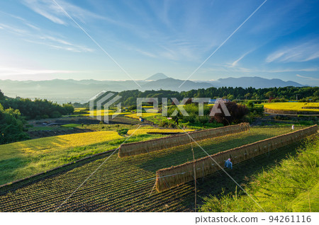 View of the village with a view of Mt. Fuji, the original scenery of Kamiichinose View of the village with a view of Mt. Fuji, the original scenery of Kamiichinose 94261116