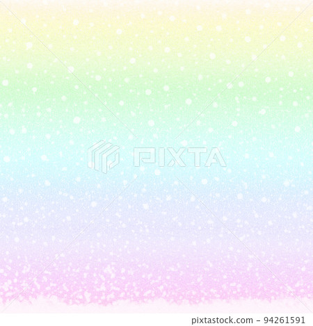 方形彩色背景,如白雪和彩虹 方形彩色背景,如白雪和彩虹 94261591