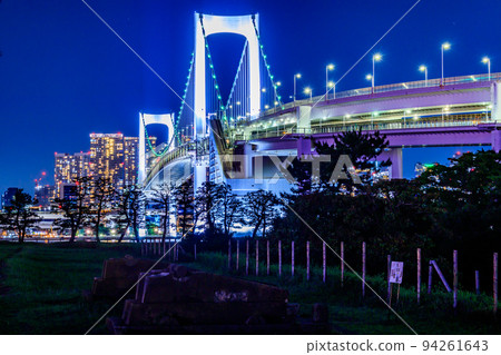 【東京都市風光】彩虹橋夜景 【東京都市風光】彩虹橋夜景 94261643