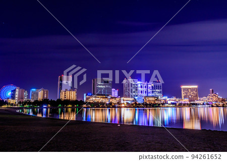 【東京的都市風景】台場周邊的城市夜景 【東京的都市風景】台場周邊的城市夜景 94261652